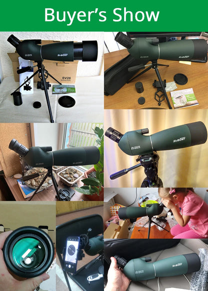 SVBONY 25-75x70 Telescope Spotting Scope Powerful Zoom Monocular FMC BAK4 Waterproof For Bird Watching Target Shotting