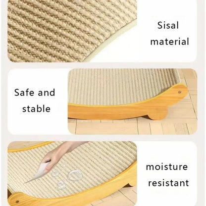 Cat Scratching Pads Cat Scratch Board Detachable Wear-resistant Multi-function Cats Sleeping Bed Kitten Grinding Claws Cat Toys