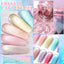 6pc Glitter Cat Magnetic Nail Gel Polish Set Cat Eye Holographic Reflective Semi Permanent UV Gel Soak Off Sparkling Nail Art
