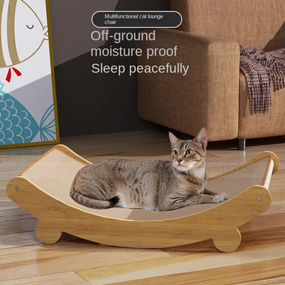Cat Scratching Pads Cat Scratch Board Detachable Wear-resistant Multi-function Cats Sleeping Bed Kitten Grinding Claws Cat Toys