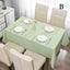 Colorful Nordic Style Sub-print Household Waterproof And Oil-proof Tablecloth Washable Anti-scalding Thickened Rectangular Party
