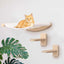 Wall Mounted Cat Climbing Shelves Cat Steps With Felt Scraper For Cat Scratching Post Tower Tree Toys Pet Furniture Wooden