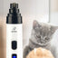 Rechargeable Dog Nail Grinders USB Charging Pet Nail Clippers Electric Dog Cat Paws Nail Grooming Trimmer Tools