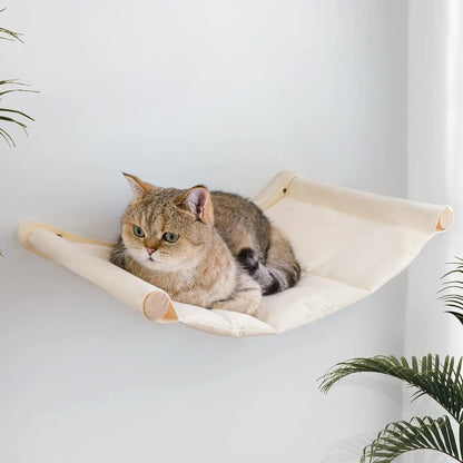 Cat Wall Mounted Furniture Cat Hammock&Felt Ladder&Sisal Scratching Post of High Quality Durable and Easy-to-Clean Cat Furniture