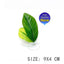 1Pc Artificial Aquarium Leaf Plants Decoration Betta Fish Rest Spawning Ornamental Plant Betta Fish Play Relax Hide Leaf Hammock