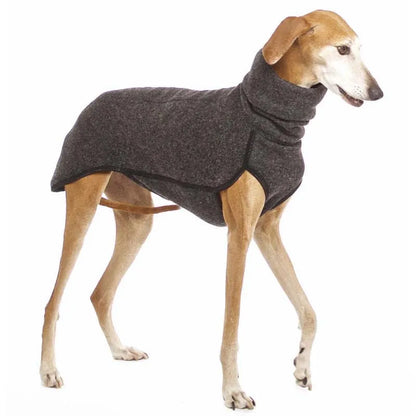 Greyhound Large Dog Clothes Autumn Turtleneck Shirt Whip Hound Stretch Fleece Vest Pet Pullover Coat for Small Medium Big Dogs