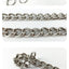 Durable Silver Dog Chain Collar Stainless Steel Choke Cuban Link Necklace Pet Training Collar for Small Medium Large Dogs Pitbul