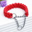 130cm Pet Dog Leash Double Row Adjustable Pet Collar Nylon Leash Double Colors Canvas For Medium Large Dogs Accessoires Hot-Sale