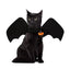 Fancy Cat Clothing Dark Elf Vampire Bat Halloween Black Dress With Bells Cosplay Lifelike Wings High Quality Christmas Costume