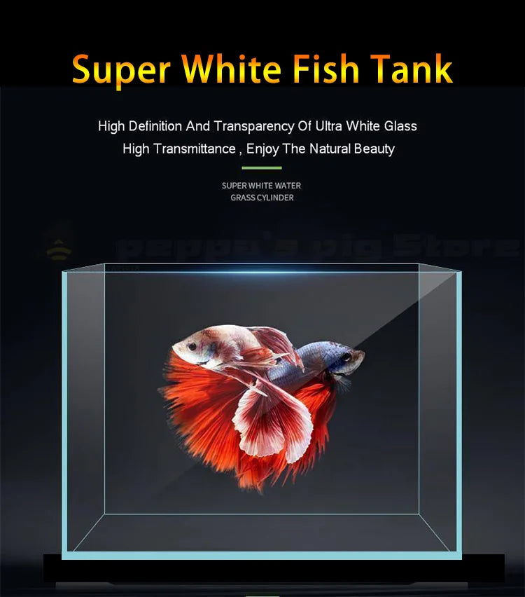 Clear and Transparent Small Aquarium Tank Rubber Strip Uniform White Glass Fish Tank Aquarium Glass