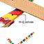 Rainbow Color Pet Dogs Collar Harness Set 120cm Puppy Leash Outdoor Walking Exercise Dogs Supplies PU Anti-Escape Cat Collars