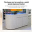 Small and medium-sized ultra-white glass hot bending tank bullet large screen ecological goldfish tank aquarium