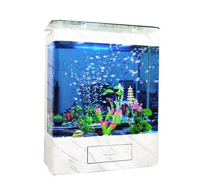 Factory Wholesale Aquariums Optiwhite Large Tank Fish Aquarium With Base Cabinet