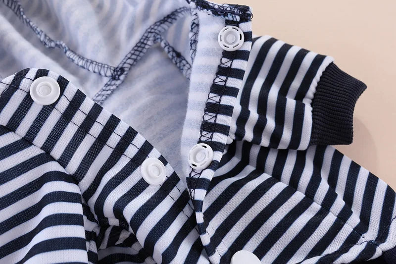 Dog Jumpsuit Spring Overalls For Dogs Hoodies Pants Set Costume French Bulldog Yorkie Chihuahua Clothes for Small Dogs Tracksuit