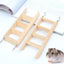 Hamster Ladder Natural Wooden Hamster Climbing Toy Small Pet Toys for Hamster Squirrel Guinea Pig Rat Small Animals Accessories
