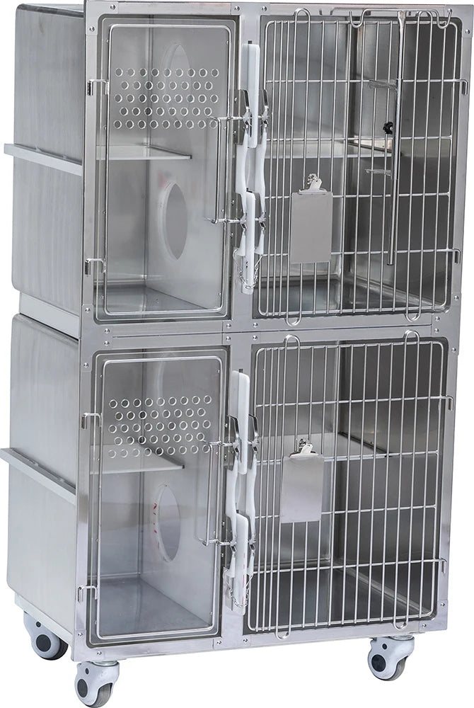 dog cat cage bank veterinary modular cage banks