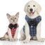 Plaid Dog Harness and Leash Set for Small Medium Dogs Cats Puppy French Bulldog Pet Bowtie Tuxedo Vest Harness
