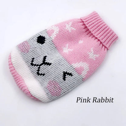 Turtleneck Cat Sweater Knitted Jumper Cat Christmas Sweater for Cats Small Dogs Winter Sphinx Cat Clothes Pet Costume