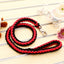 130cm Pet Dog Leash Double Row Adjustable Pet Collar Nylon Leash Double Colors Canvas For Medium Large Dogs Accessoires Hot-Sale