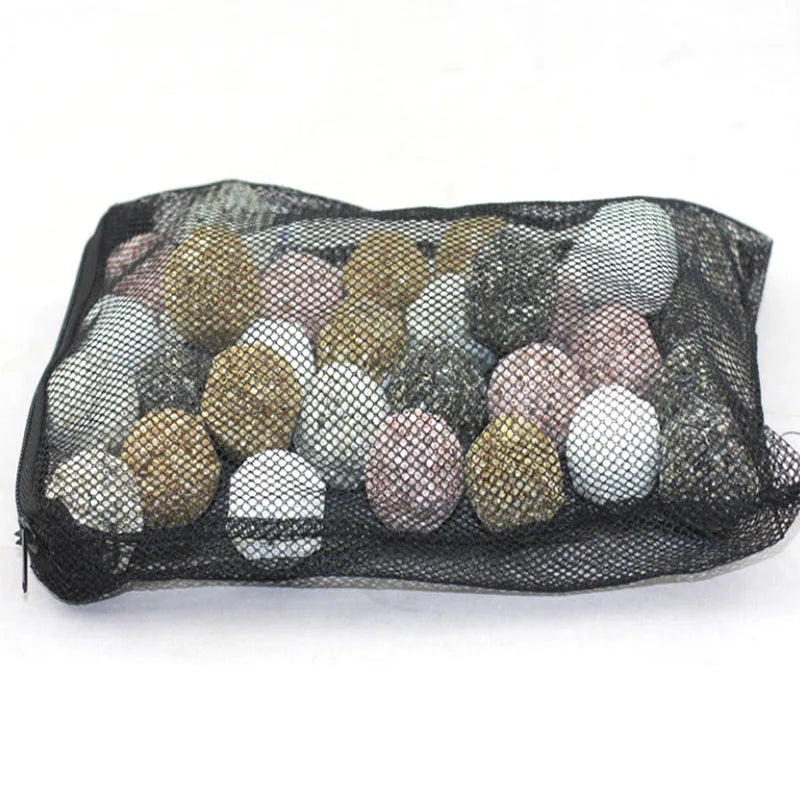 2pcs Polyester Filter Mesh Net Bag Aquarium Pond Filter Net Bag For Bio Ball Carbon Media Aquarium Fish Tank Isolation BlackBags
