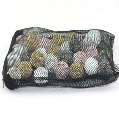 2pcs Polyester Filter Mesh Net Bag Aquarium Pond Filter Net Bag For Bio Ball Carbon Media Aquarium Fish Tank Isolation BlackBags