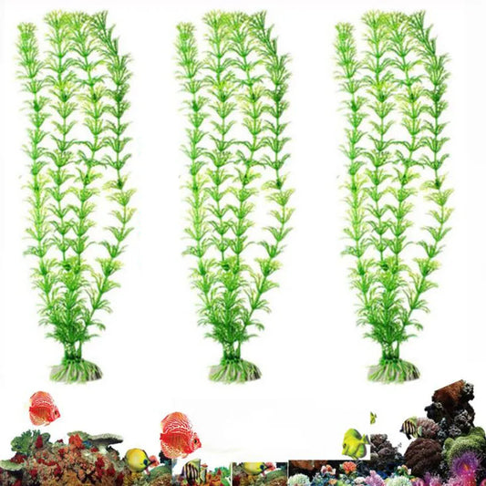 Aquarium Decoration Underwater Fish Aquarium Plants Ornaments Aquariums Fish Tank Plant Green Water Grass Decor 32cm