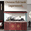 YEE Hot Sale New Chinese Style  Multi Color Home Office Middle Large  Glass Aquarium Fish Tank
