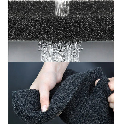 40cmx30cmx2cm Black Filtration Foam Aquarium Fish Tank Biochemical Filter Sponge Pad Skimmer Long Use Time Sponges Supply Tank