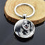 Animals Key Chains Siberian Husky Double Side Keychain Dog Photo Glass Cabochon Keyring Animals Jewelry