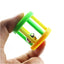 Plastic Pet Cat Flower-drum Ball Bell Toy With Sound Kitten Interactive Scratching Colorful Cat Teaser Toys Pet Supplies