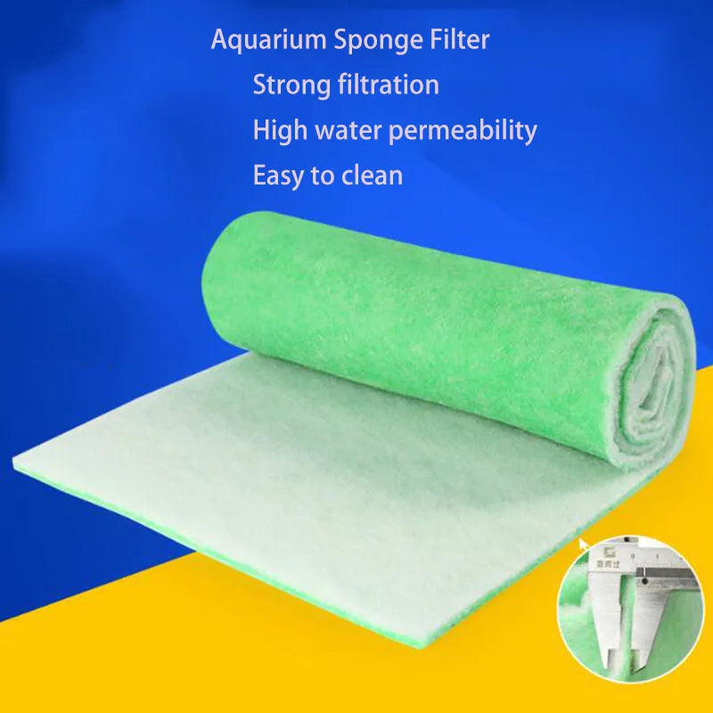 Practical Biochemical Aquarium Cotton Sponge Fish Tank Filtration Foam Spongs Aquarium Accessories Water Filter Cotton Pad Mat