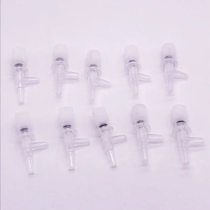 10pcs/lot Plastic Aquarium Air Regulator Flow Tube Pipe Divider Valve Adjustable Oxygen Pump Tank Volume Control Valve Accessry