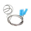 Aquarium Pipe Cleaning Brush Fish Tank Cleaner Tube Stainless Steel Water Filter Air Tube Flexible Double End Hose Accessories