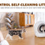Self Cleaning Cat Litter Box, Large Automatic Cat Litter Box with APP Control 2.4GHz Wi-Fi Supported Smart Litter Box for Cats