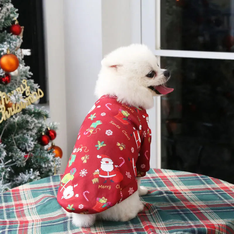 Halloween Pet Pumpkin Costume for Dogs Cats Christmas Puppy Dog Clothes Hoodie Maltese Yorkshire Pullovers Sweaters Clothing
