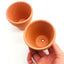 Red Mud Aquarium Decoration For Water Grass Fish Tank Mini Pot Polka Water Potted Planting Cylinder Cup Aquarium Accessories