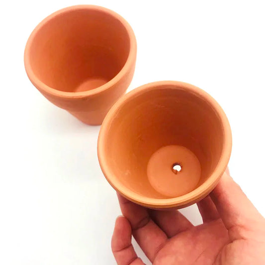 Red Mud Aquarium Decoration For Water Grass Fish Tank Mini Pot Polka Water Potted Planting Cylinder Cup Aquarium Accessories