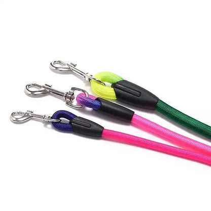 120CM Long Rainbow Nylon Pet Dog Leash Walking Training Leash Cats Dogs Harness Collar Leashes Strap Belt Ropes Durable Supplies