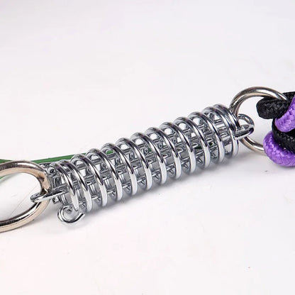 1Pcs 50cm Length Super Strong Nylon Dog Leash Dog Collar Leads For Medium Large Dogs with Spring Anti Pull Leashes Pet Supplies