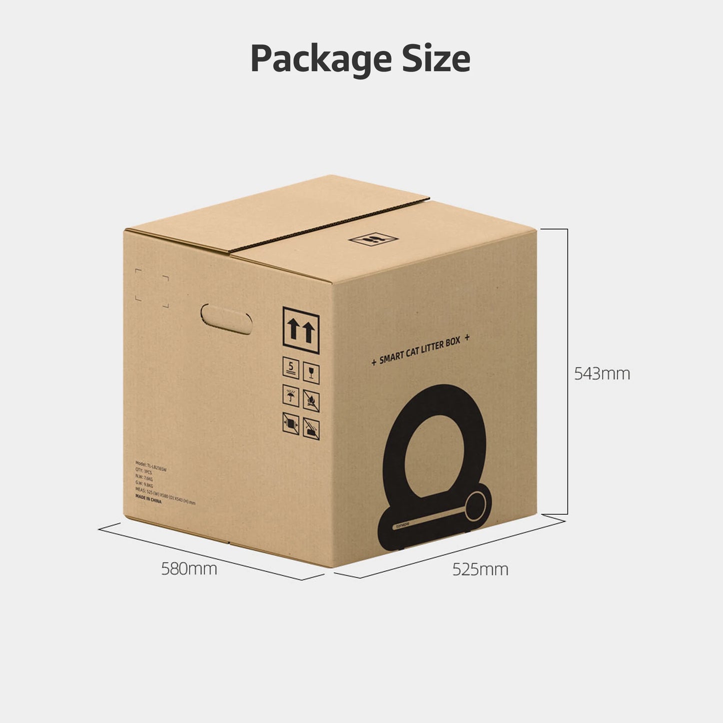 65L Large APP WIFI Control Cat Toilet Automatic Odor Removal Automatic Cat Litter Box SmartSelf Cleaning Cat Litter Box