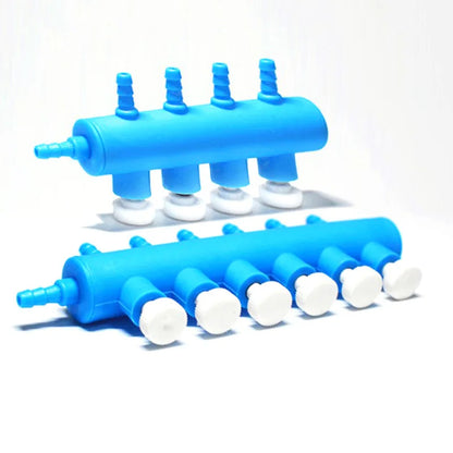 Aquarium Air Splitter Valve Fish Tank Air Pump Flow Splitter Distributor Pump Valve Tap Lever Control Switch Valves Accessories