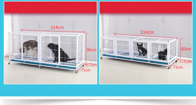 Heavy Duty Strong Pet Cage With Wheels For Dog Cat Bird