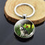 Animals Key Chains Siberian Husky Double Side Keychain Dog Photo Glass Cabochon Keyring Animals Jewelry
