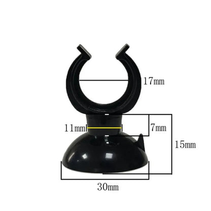 Black  Aquarium Suction Cup Air Tube Holder Sucker for Fish Tank Pump Oxygen Air Tube Fixing Clip  Aquarium Accessories 5pcs