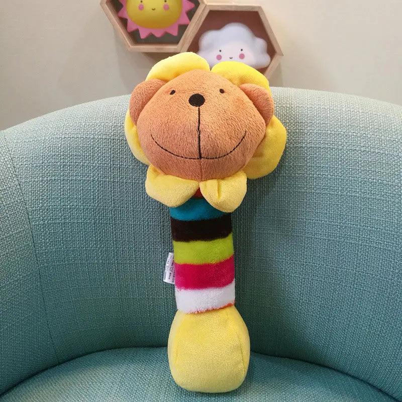 Multi Style Animal Dog Chew Toys Puppy Training Toy Interactive Accessory Soft Plush Teeth Cleaning Funny Lion Pig Pet Products