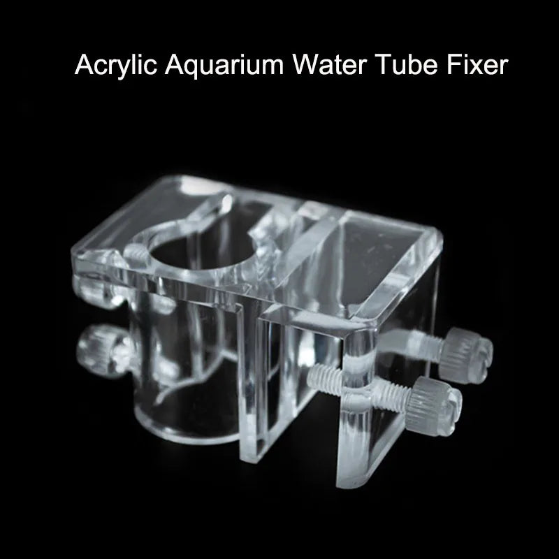 Acrylic Aquarium Reef Tank Tube Holder Water Pipe Hose Mount Bracket for 20mm Pipe Water Tubes Fixed Clip Fish Tank Hose Clamp