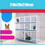 Heavy Duty Strong Pet Cage With Wheels For Dog Cat Bird