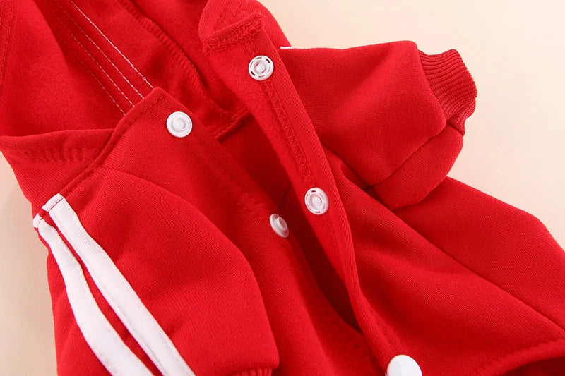 Spring Autumn Dog Hoodies Overalls for Dogs Chihuahua Yorkie Bulldog Tracksuit Dog Clothes for Small Dogs Sport Outfits Jumpsuit