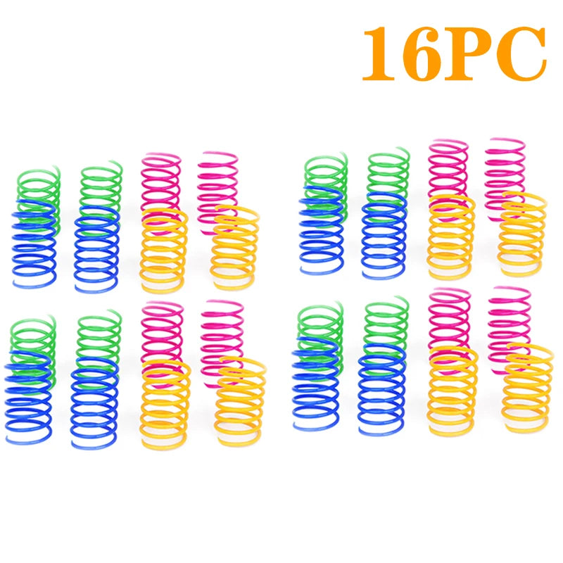 Kitten Coil Spiral Springs Cat Toys Interactive  Gauge Cat Spring Toy Colorful Springs Cat Pet Toy Pet Products