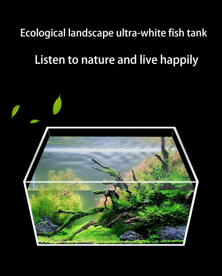 Clear and Transparent Small Aquarium Tank Rubber Strip Uniform White Glass Fish Tank Aquarium Glass